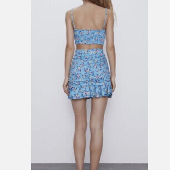 zara bandeau bra flower detail Size Medium - Picture 9 of 14